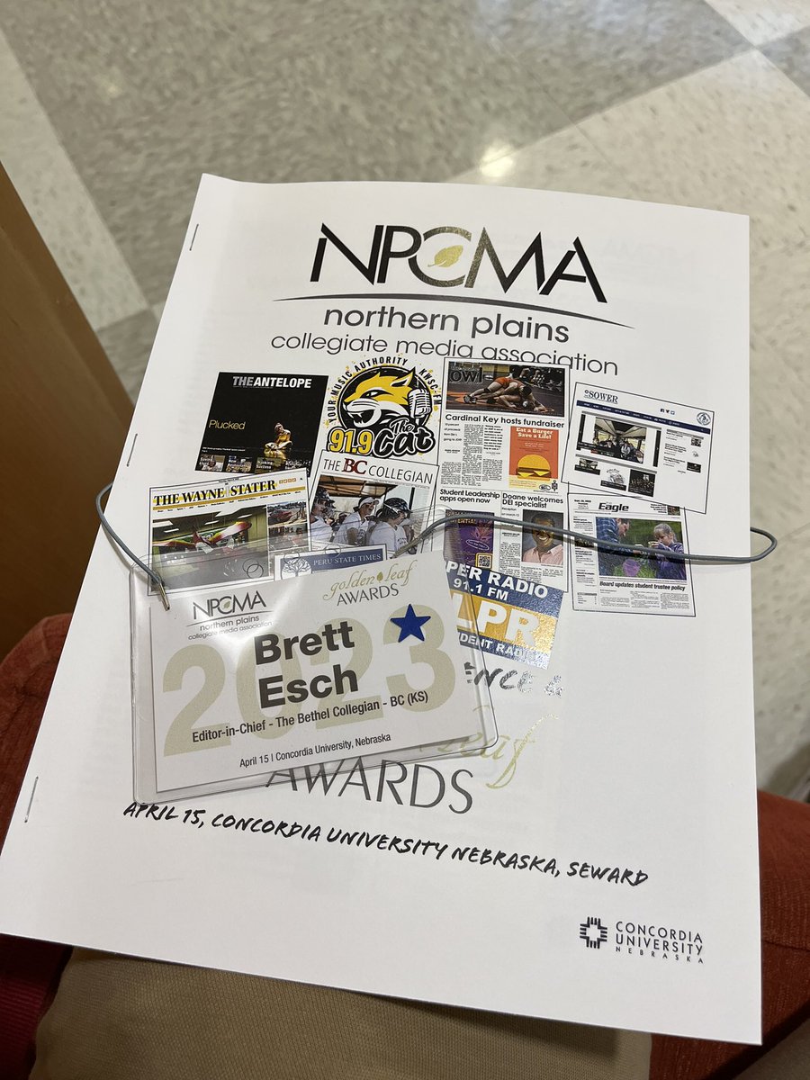 SEWARD, Neb. — <a href="/Dilanfatmabagci/">Dilan Fatma Bagci</a> and I are here and ready to roll for <a href="/BethelCollegian/">The Bethel Collegian</a>! #WeAreThreshers