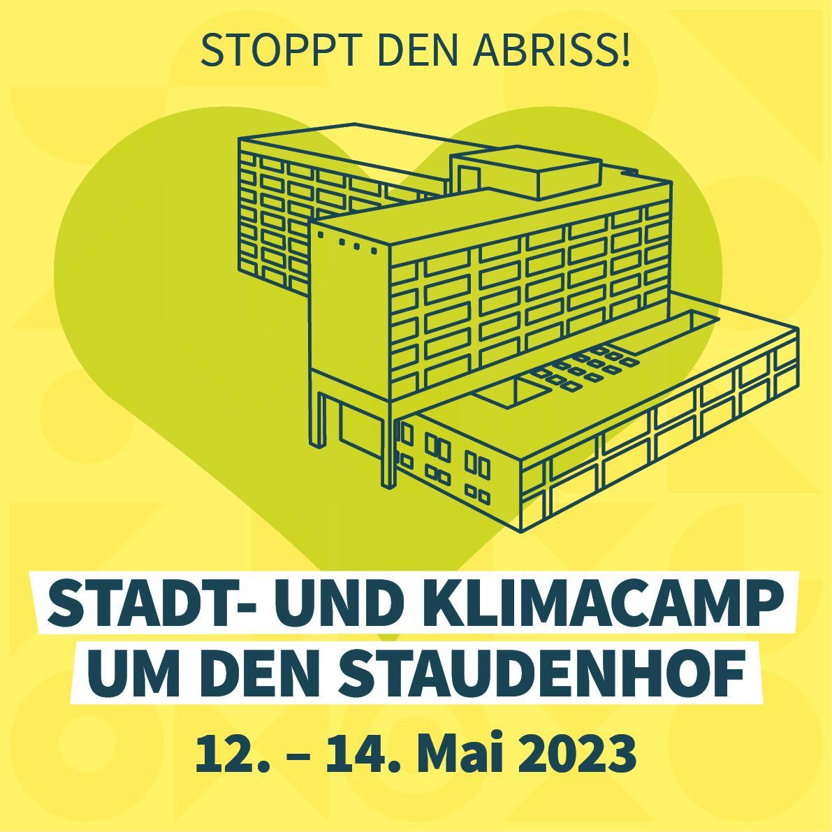 Im Mai lädt eine breite Vernetzung von stadt- und klimapolitischen Gruppen zum Stadt- und Klimacamp um den Staudenhof ein! ❤️‍🔥
Statt Abriss: Klimaschutz kann und muss Hand in Hand gehen mit sozialer Gerechtigkeit hier in Potsdam und anderswo!
Mehr Infos:
rotes.potsda.mn/events/f21a8a7…
