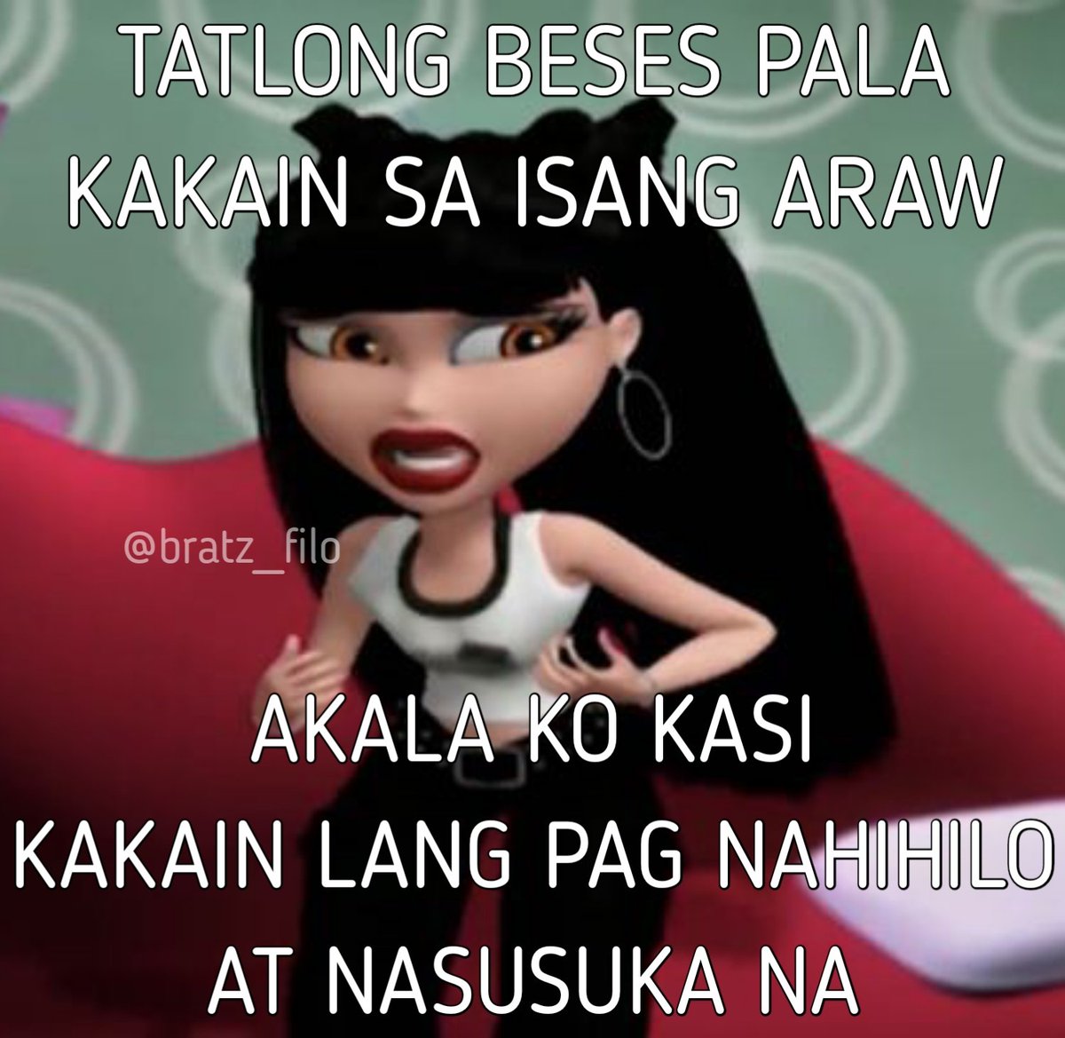 bratz_filo's tweet photo. Sorry, one meal a day lang 😅 https://t.co/iwtKWPPSGN