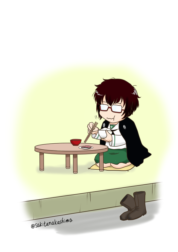 #無言で眼鏡娘をあげる見た人もやる 