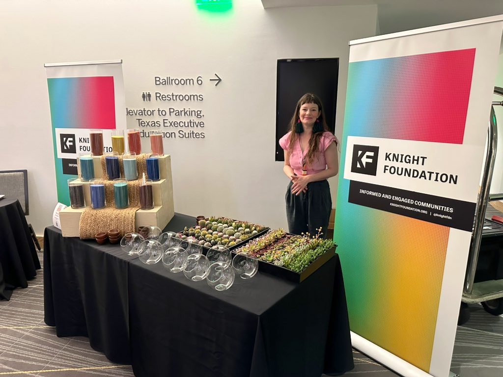 HanaaTameez's tweet image. Good morning from day 2 of #ISOJ2023!

I just built a sustainable (plant) model with the @knightfdn to revitalize local news deserts 🥹#lovelocalnews