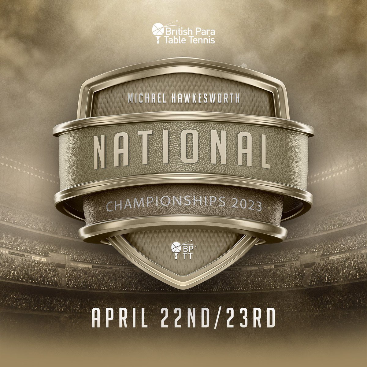 BritishParaTT's tweet photo. With only a week to go, we’re getting excited for the return of the Michael Hawkesworth British Para Table Tennis National Championships 2023 in Sheffield next week. https://t.co/kUdlebJqlO