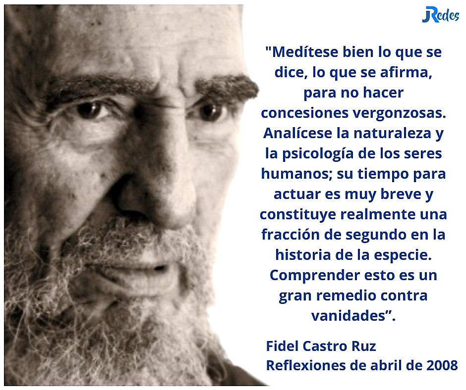 Recordamos también las Reflexiones de #FidelPorSiempre el 15 de abril de 2008, certero y claro  como siempre
🇨🇺 #MejorEsPosible