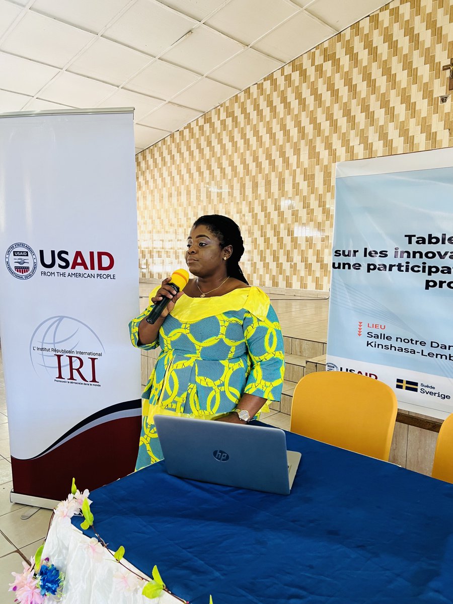 MissRehema1's tweet photo. Nous, ONGD @handicap_zero a pris part à la Table ronde des médias sur « Les innovations technologiques pour 1e participation accrue de la femme au processus électoral »

Merci à @Internews_RDC, #IRI et #Fenaphaco

Merci à la dép nat  @ChristelleVuan1 

Merci aux femmes PSH https://t.co/SPZzOS645A