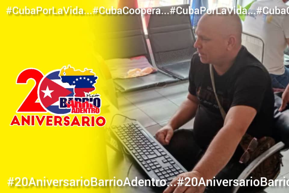 #20AniversarioBarrioAdentro 
#60AñosSalvandoVidas #CubaCoopera  #CubaPorLaVida  
<a href="/cubacooperaven/">Brigada Médica Cubana en Venezuela</a> 
 <a href="/CubaMir_Ven/">Brigada Médica Cubana Estado Miranda</a>
<a href="/PaloVerdeCDI/">CDI Joaquin Blanco (Miranda)</a>
<a href="/DoloritaCdi/">CDI La Dolorita</a>