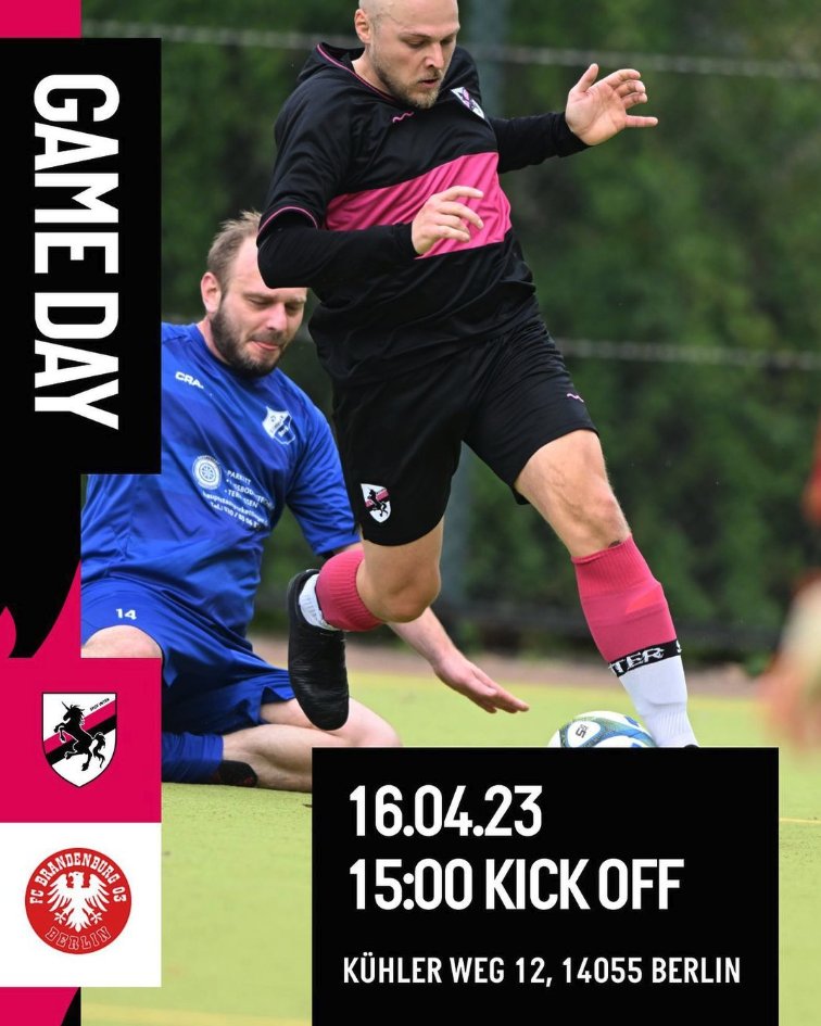 SFCFInter's tweet photo. It‘s Pokal Time!!!

The Unicorns take on FC Brandenburg 03 for the first time ever in a massive quarter-final contest in the Tornado Sports Cup.

The boys are fired up for this one and it promises to be a special Sunday. 🦄 🔥 💥 https://t.co/keMQbQT4h3