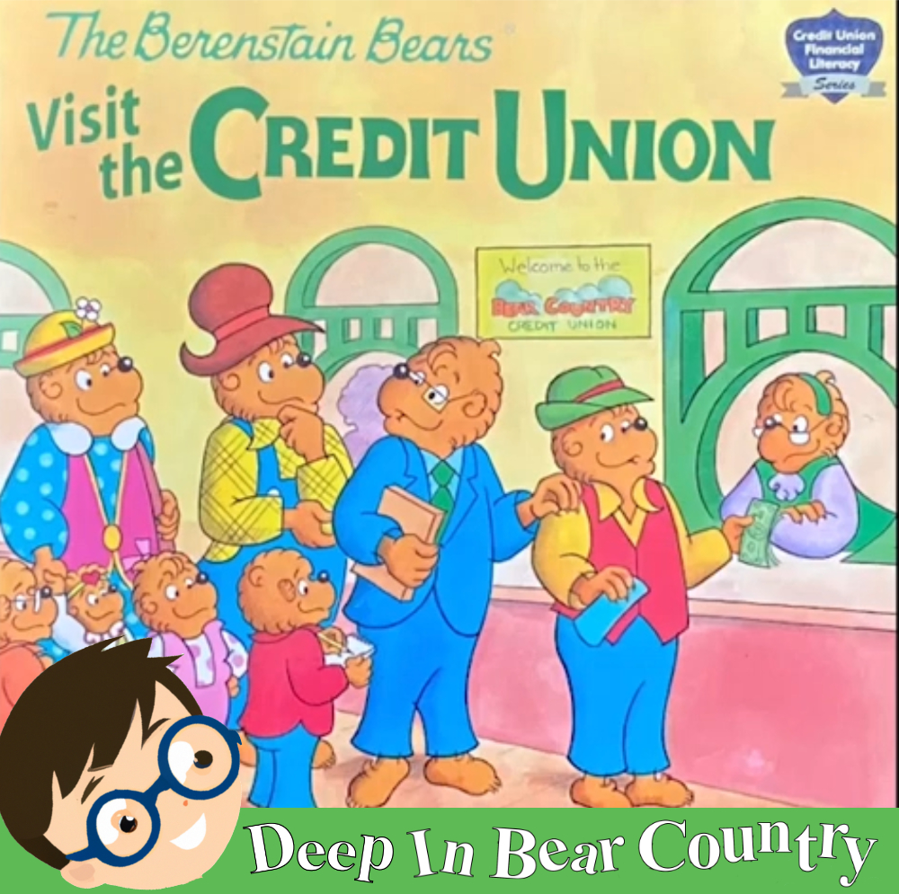 This week, we're going to the credit union! Weeeee? No, really, weee. We're gonna learn a LOT about credit unions. It's "The #BerenstainBears Visit the #CreditUnion!"
<a href="/bbearsflprogram/">Berenstain Bears FLP</a> <a href="/FMFCU/">Franklin Mint FCU</a> 
berenstainbearcast.org/episode-384-th…