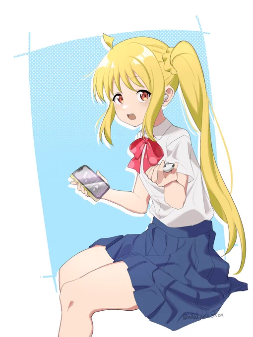 「皆んなは知らないあのバンドの曲君にだけ聴かせたいんだ」 #ぼっち・ざ・ろっく #ぼざろおえかき