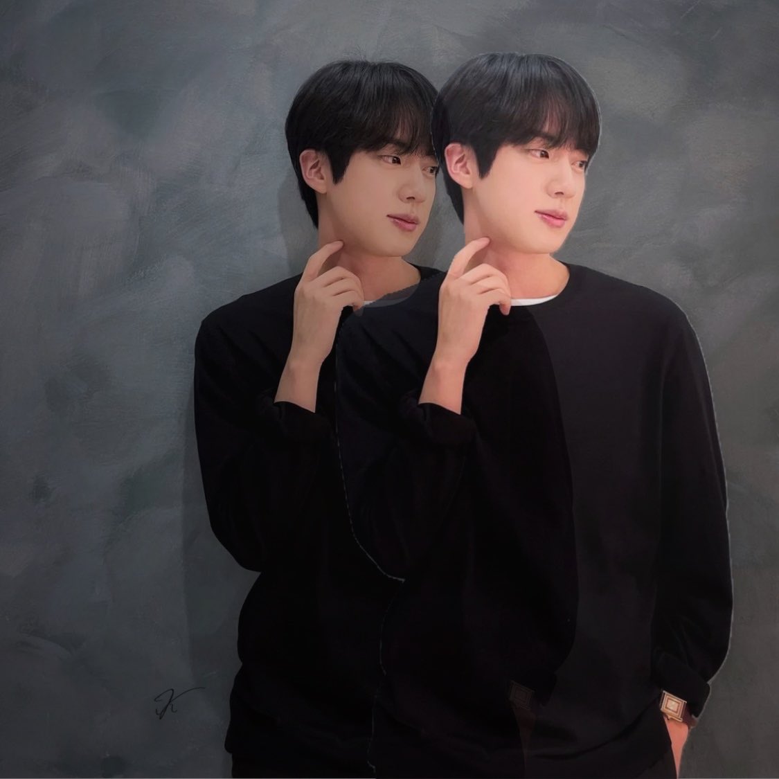 thejinfantry's tweet photo. If you see this tweet, rt + reply with:

I vote #JIN from #BTS for #TOP100KPOPMEMBERS

Also please vote using this link: https://t.co/GpnUSEycLh https://t.co/MfQWPOgrgh