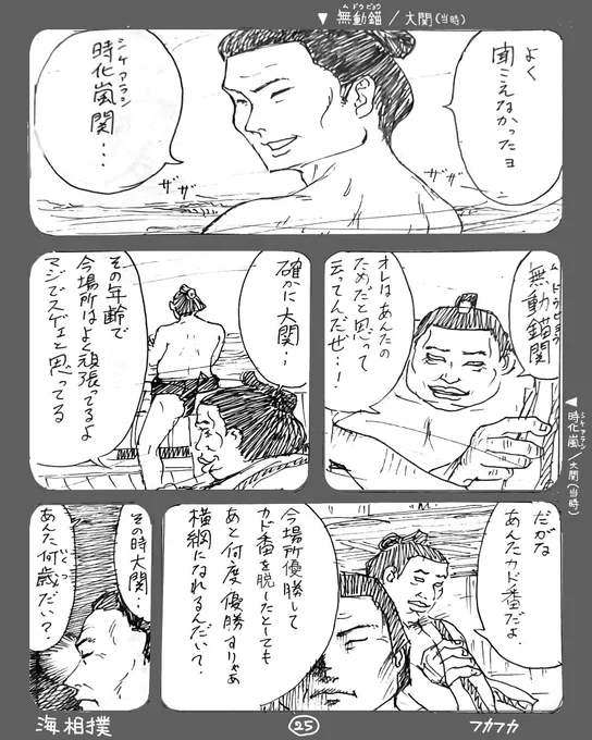 父、無動錨 と 若き日の時化嵐 