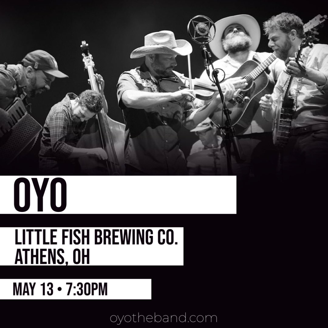 Rolling into Athens in just four short weeks. Join us at <a href="/LittleFishBrew/">Little Fish Brewing</a> May 13 for live music, great food, and some of the best local brews in southeast Ohio.
