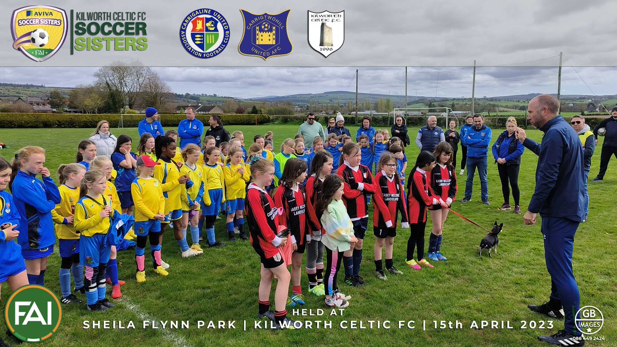 We hosted @FAIreland  @AVIVAIRELAND  Soccer Sisters Football Blitz this morning. Over 100 girls, coaches & supporters made it a memorable morning.

Special thanks to @CarrigUnitedAFC @CarrigalineUtd @CoughloDerek   

@FAICork @FAICoachEd @BlogIrish @Corks96FM @BigRedBench