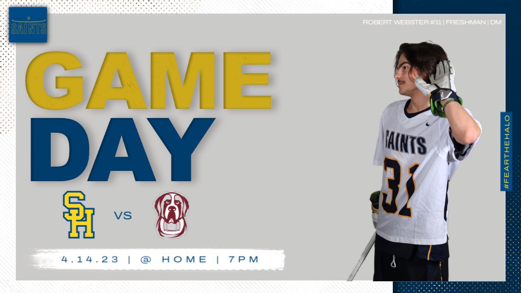 SienaHeightsLax's tweet image. Did you HEAR??? It is GAMEDAY. Saints take on Aquinas at home @ 7pm. 💫 #TheHeights