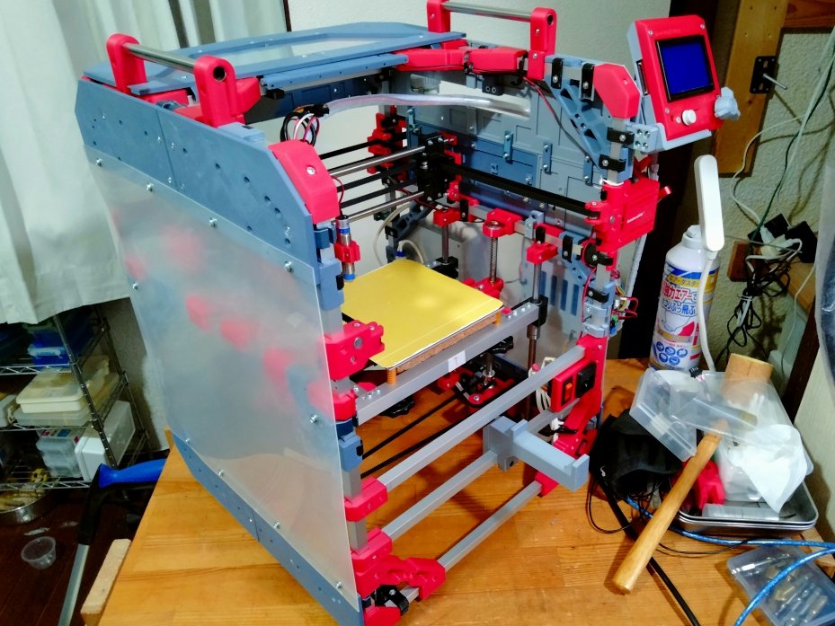 saiki0011's tweet photo. #3dprinter #自作機 #coreXY #Ex_02 建造記録
#3Dプリンタ #3Dプリンター #reprap
試行錯誤しているので
なかなか進みませんが
密閉が今ひとつですが
段々とカバーが出来てきました💦 https://t.co/8g5f24nA3f