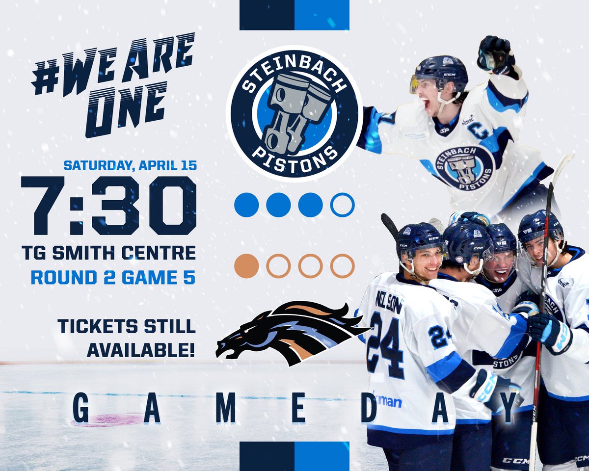 Steinbach Pistons on Twitter "PISTONS PLAYOFF GAME DAY Come bring the