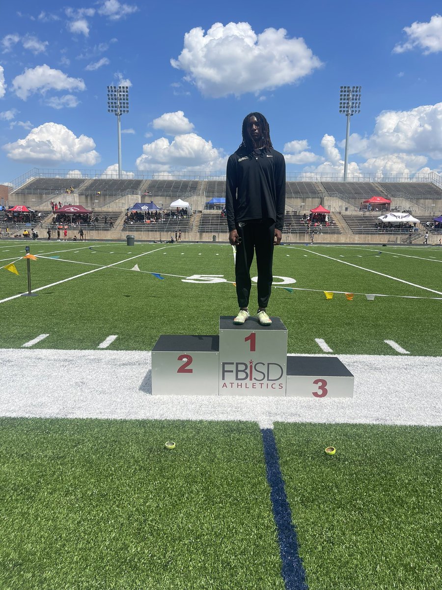 TrackHightower's tweet photo. Congrats to @_KadePhillips your district champ in long jump! On to area! https://t.co/7YUxlunI3x