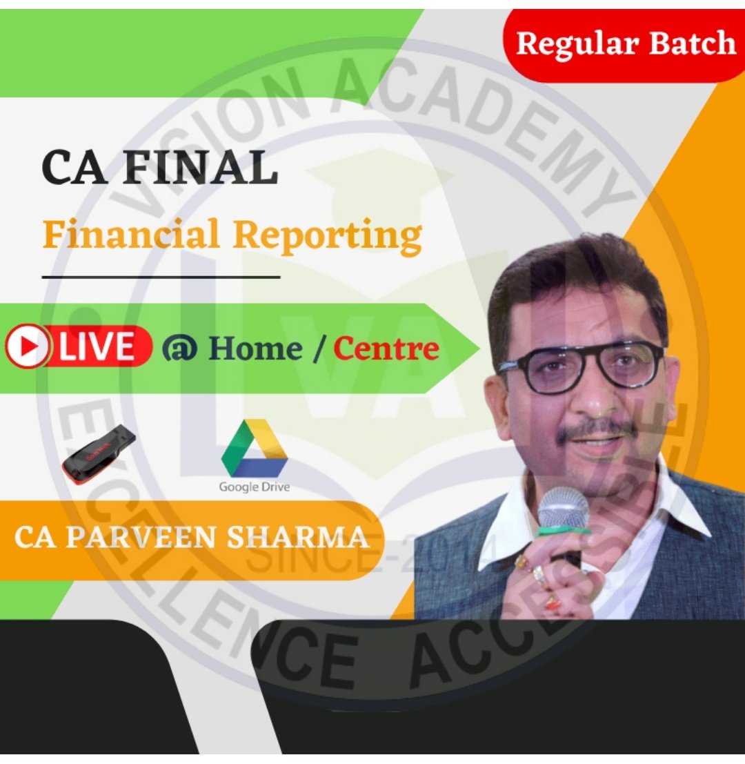 cavisionacademy's tweet photo. #CAFinal #FinancialReporting Regular Batch By #CAParveenSharma #Livenewbatch
Starts from 20th April
Order Now : https://t.co/m2zMX4xT89
Free & Fast Delivery | Best Price Guaranteed
Call/WhatsApp on 8446 942 108 for inquiries. https://t.co/HACnjg6jTZ