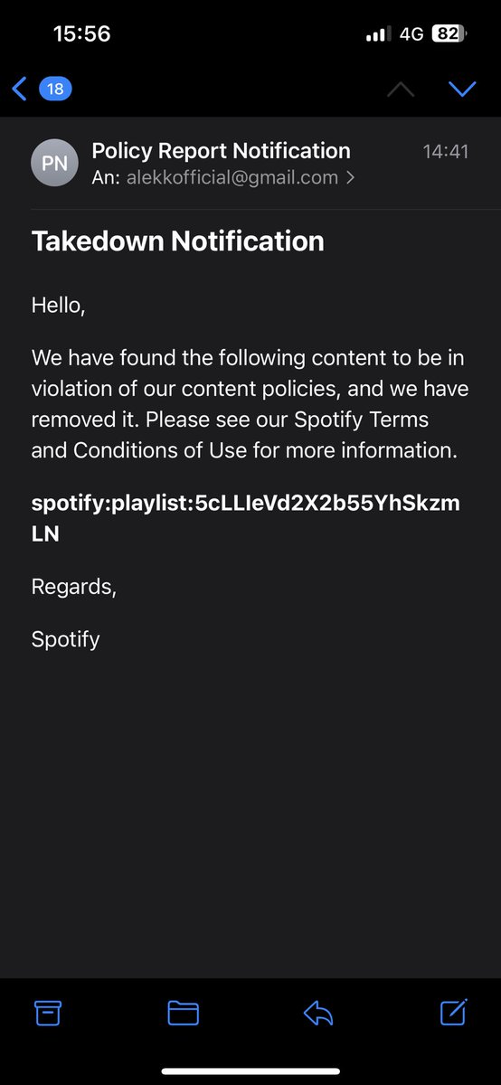 scissorslive's tweet photo. Can you stop doing this? Can‘t even put a single letter in the title without your bot taking it down @Spotify @spotifyartists https://t.co/dcqb0DPC9N
