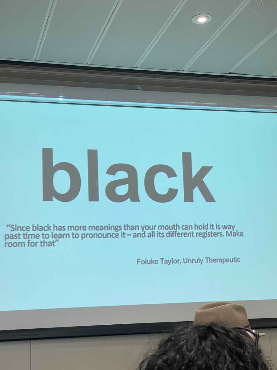How honoured are we to have been Gifted with the voice & poetic words of @FolukeTaylor 
#baatnconf2023 
#YoungGiftedandBlack