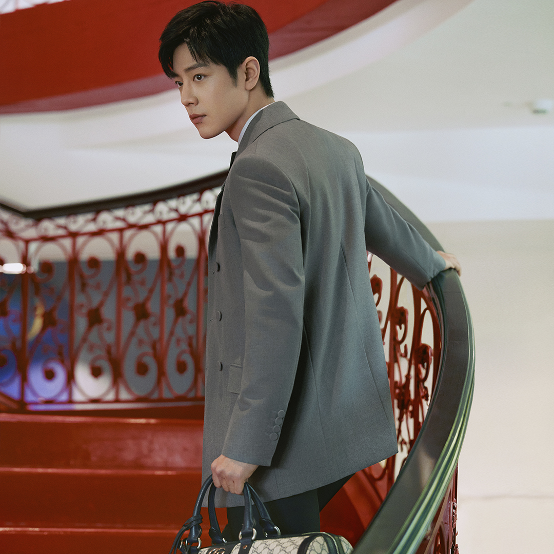 gucci's tweet photo. Before a special curation of iconic objects from the Gucci Archive takes a trip around the world, Global Brand Ambassador #XiaoZhan travels to Florence to discover the origins of the House and explore its heritage at the Gucci Archive and ArtLab. See more https://t.co/QrZDycJ1MD https://t.co/rrLifgXQ1K