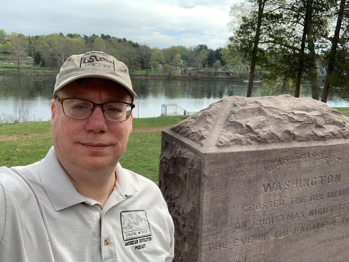 AmRevPodcast's tweet image. I am spending the day at Washington’s Crossing, listening to some of the greatest authorities on the American revolution speak at the Authors Congress. I am in history geek, heaven!