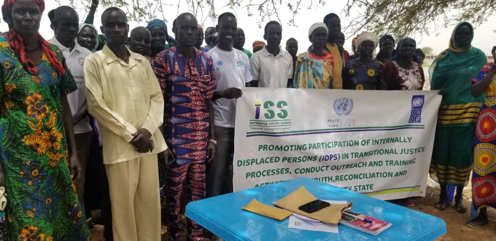 Intrepidsosudan's tweet photo. Training of 100 IDPs' Leaders on Human Rights, Advocacy &amp; Lobby, Case documentation &amp; Management and Litigation processes in Bieh IDP Camp, Bentiu, Unity State. #TransitionalJustice #CTRH

@UNPeacebuilding
@undpsouthsudan 
@unmissmedia
@CanSouthSudan 
@UNFPASouthSudan https://t.co/bgTQw6sEzX