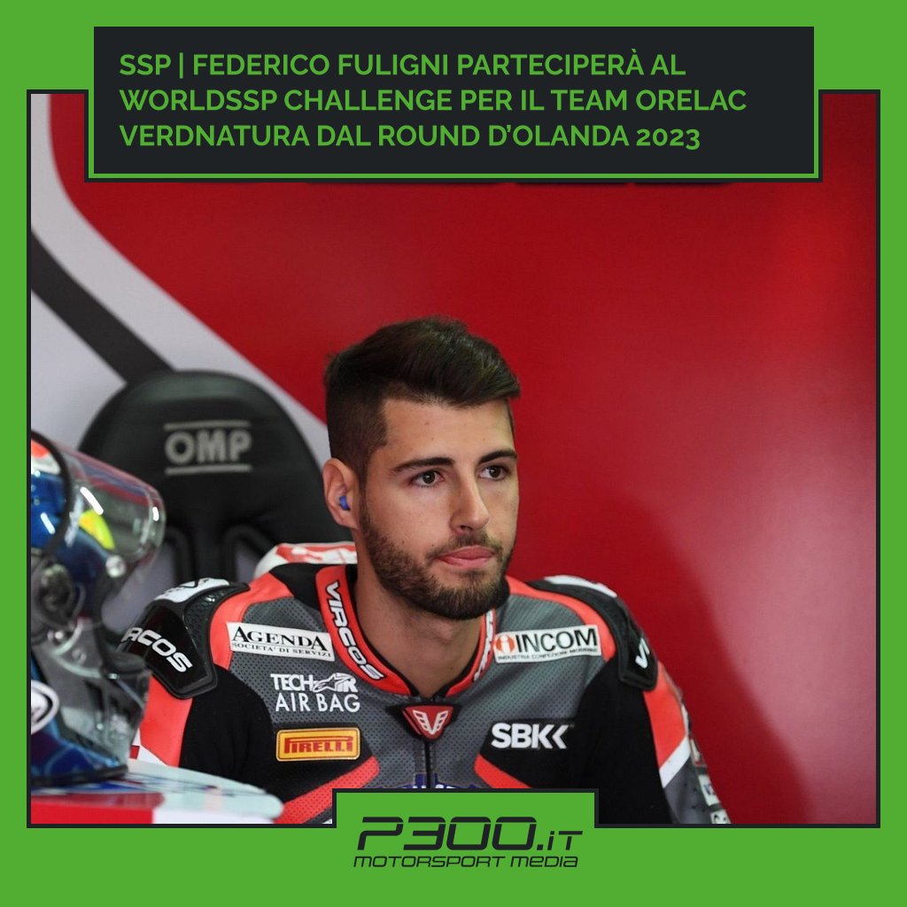 P300it's tweet image. SSP | Federico Fuligni parteciperà al WorldSSP Challenge per il team Orelac VerdNatura dal round d’Olanda 2023

✏ di Alyoska Costantino
📄 p300.it/ssp-federico-f…

@orelacRacing #FedericoFuligni #Fuligni #worldsbk #worldssp