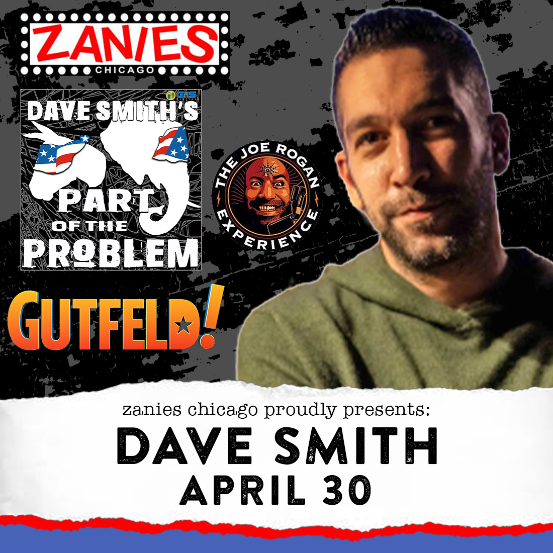 Dave Smith on Twitter: "RT @ZaniesChicago: Comedian, political commentator and radio/TV
