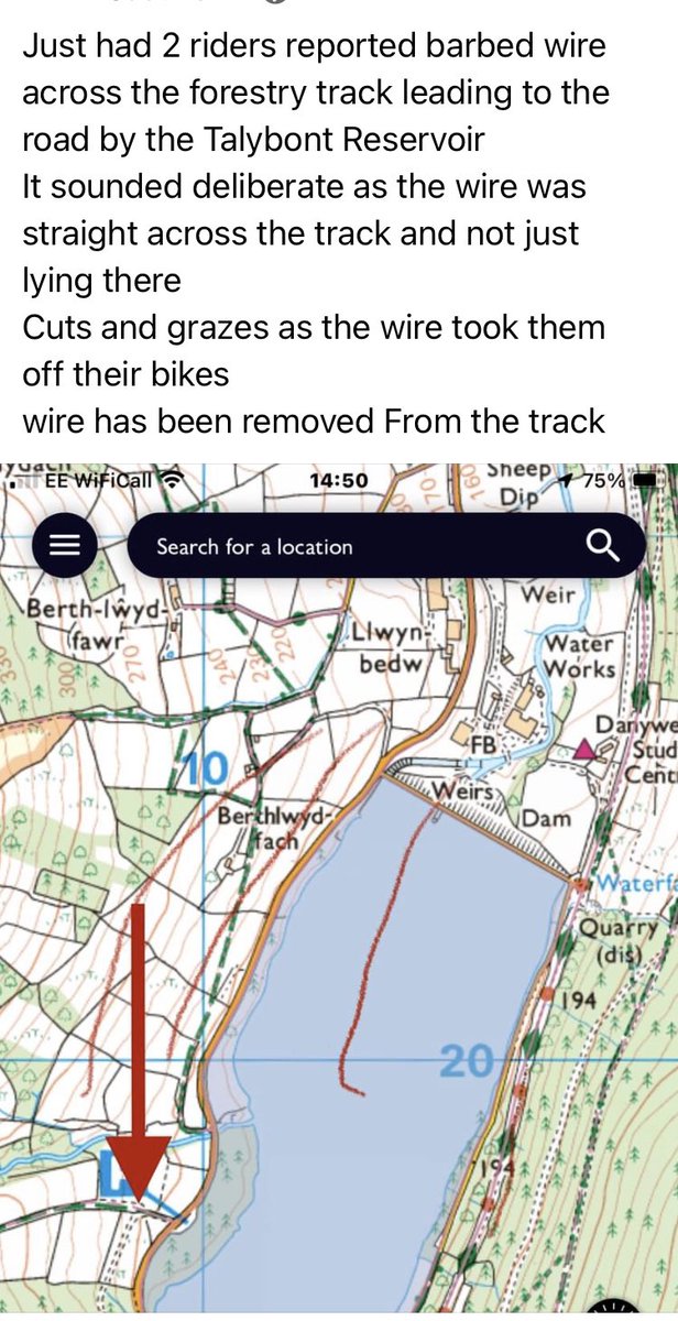 Just seen on a Facebook group. Be careful if riding around Talybont Reservoir, The Gap etc 

<a href="/scarey13/">Steven Carey 🏴󠁧󠁢󠁷󠁬󠁳󠁿🇺🇦</a> <a href="/WalesRaven/">Raven Cymru</a>