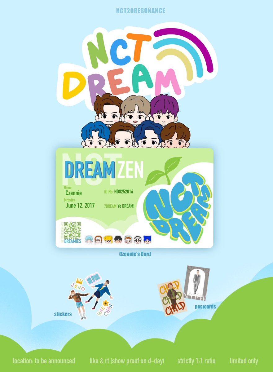 NCT20RESONANCE's tweet photo. ☆⁠｡⁠* nct dream TDS2 in Manila ｡⁠*☆

        ꒰⁠ CZENNIE's FAN CARD💫 ꒱
             stickers &amp; postcards

┌ rt &amp; like
┌ strictly 1:1
┌ for nctzens / dreamzens
┌ open for trades (limited)
┌ location: TBA

see you~🩵💚

#THEDREAMSHOW2_in_MANILA #TDS2inMNL #NCTDREAM https://t.co/VXn09ryK8E