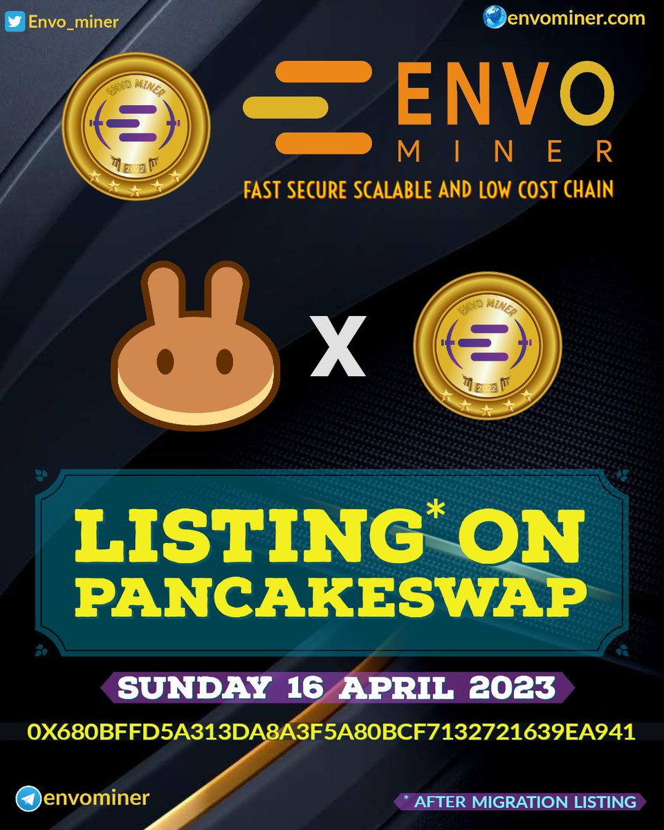 More information join group t.me/envominer