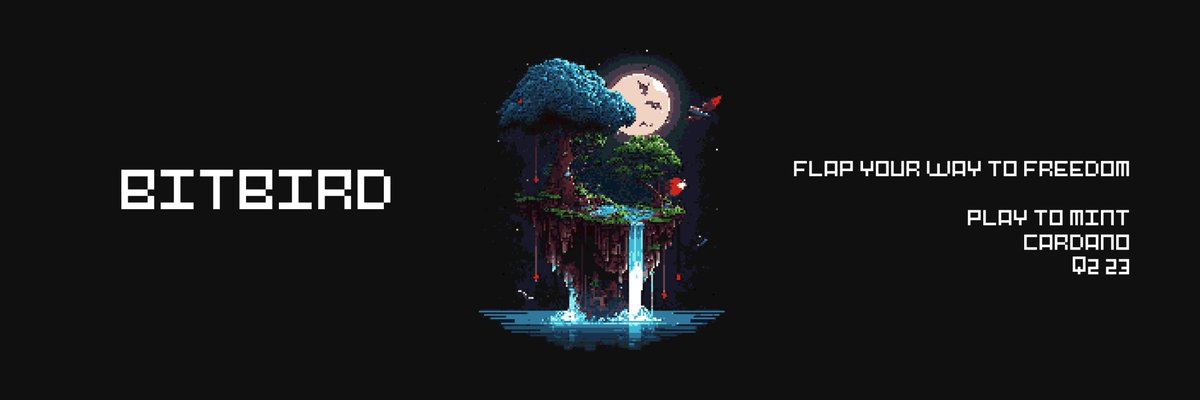 BitBirdGame's tweet image. Hey, if you're following us, you're amazing! Thanks for being a part of the first Play-to-Mint project on Cardano 🎉

Tag your favourite gaming projects and friends below. Let's all help to grow this ecosystem!