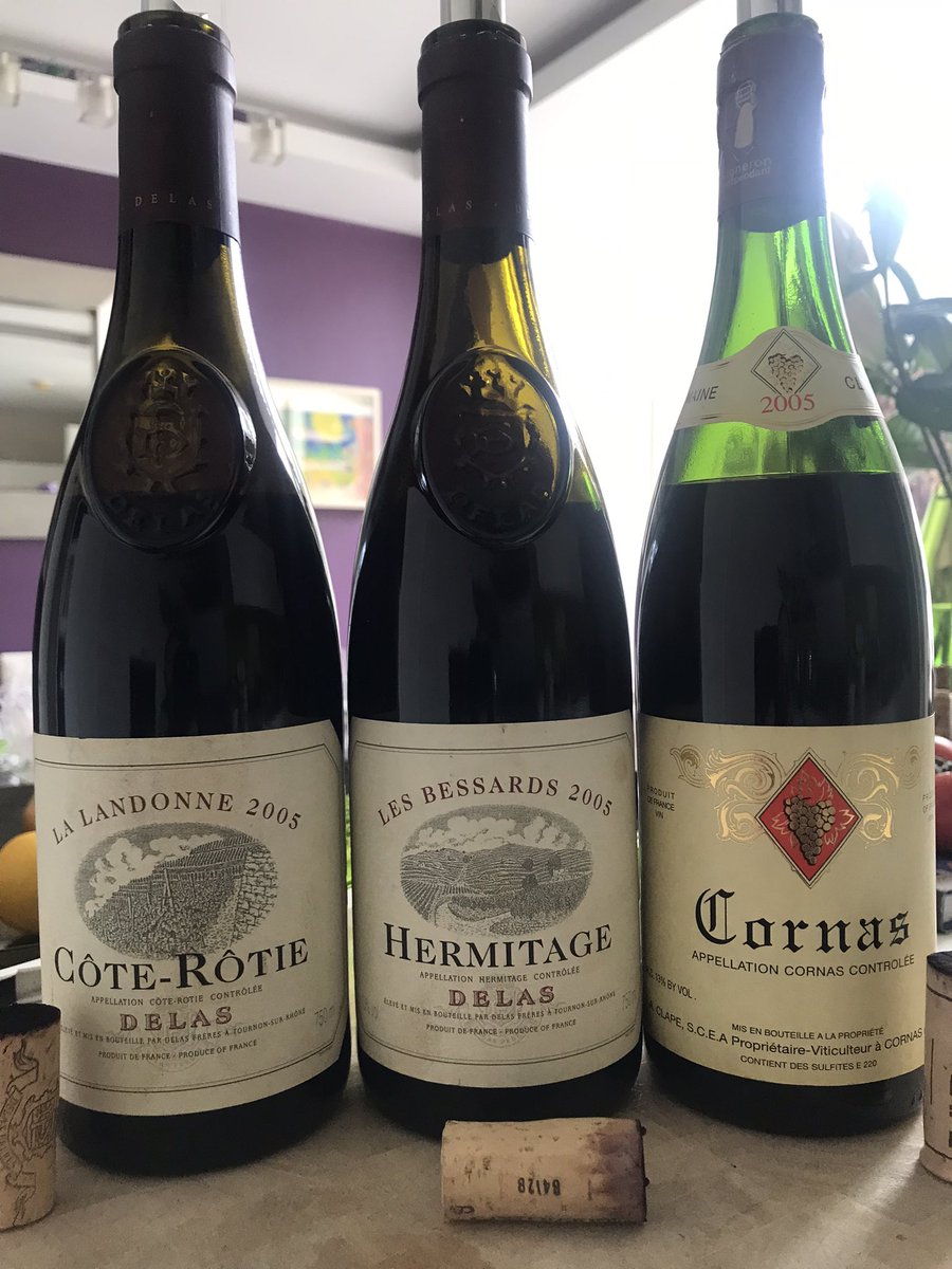 Wines for tonight ready to go