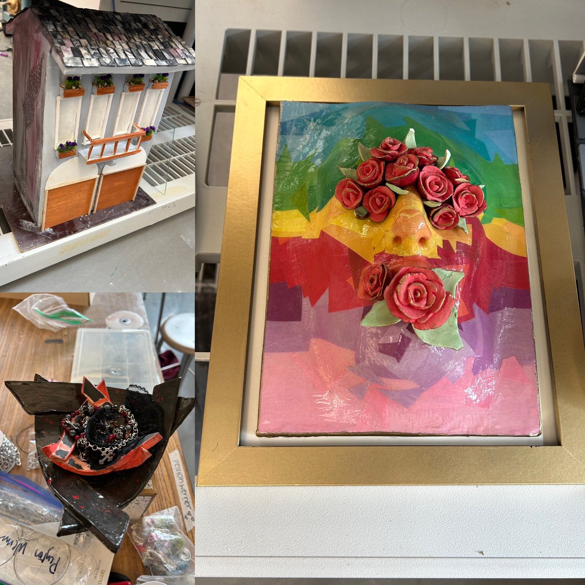 3d_mhs's tweet photo. Quiet at the end of the day Friday was a sign it was time to go home for a much needed break. As I wandered the room taking pictures, I had the satisfaction of a job well done. @ArtsFCS @JonesBC_MHS @dpbrown99 #arteducation #sculpture #ceramics #ap3d https://t.co/Xjn3H0Ix5c