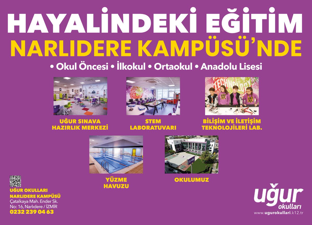 Hayalindeki Eğitim Narlıdere Kampüsü'nde 💜
#UğurluOlmak