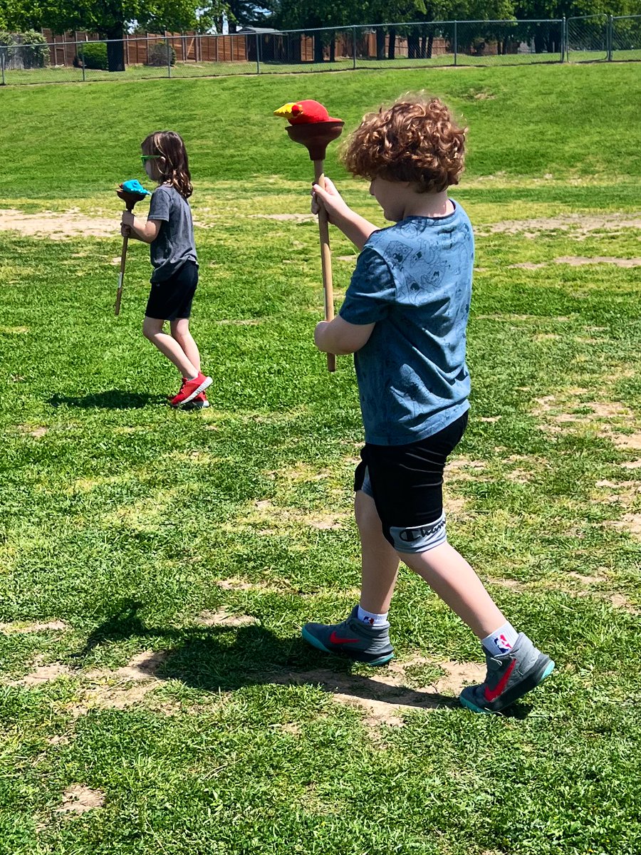 K-2 working on relays while enjoying the beautiful weather!  
<a href="/CESCowboys/">Colleyville Elementary School</a>