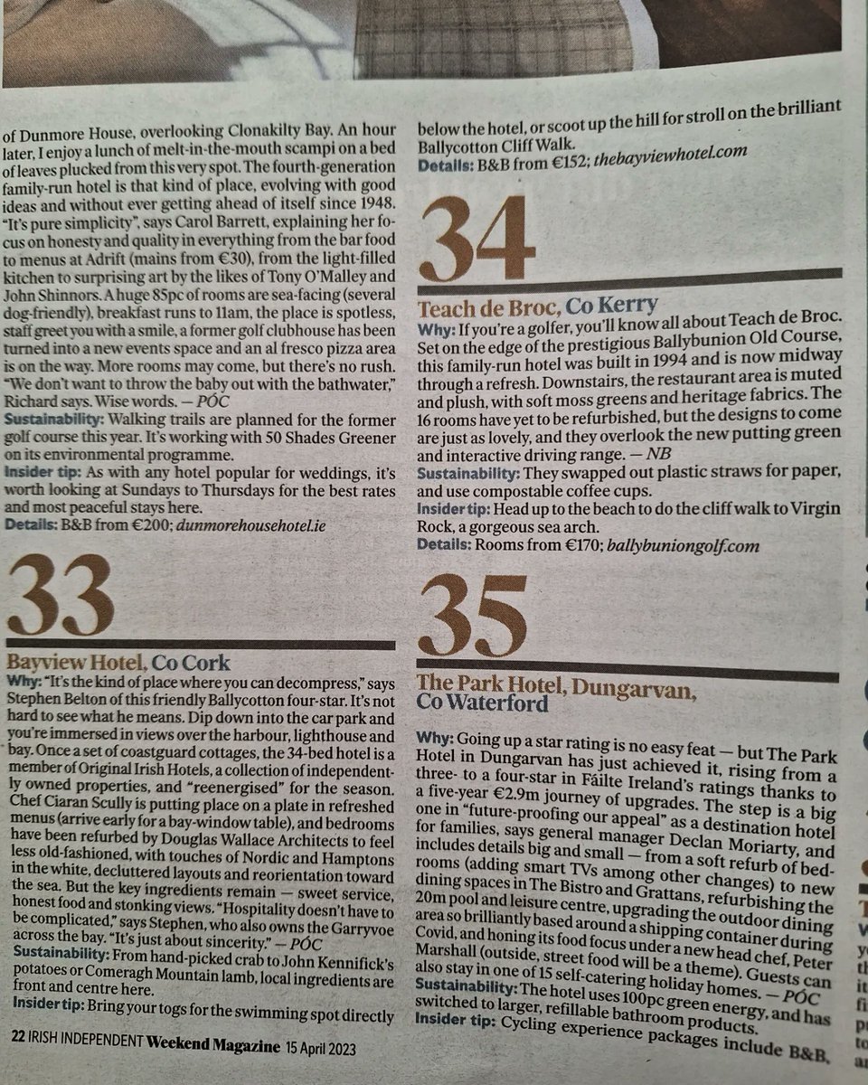 The Bayview Hotel tweet media