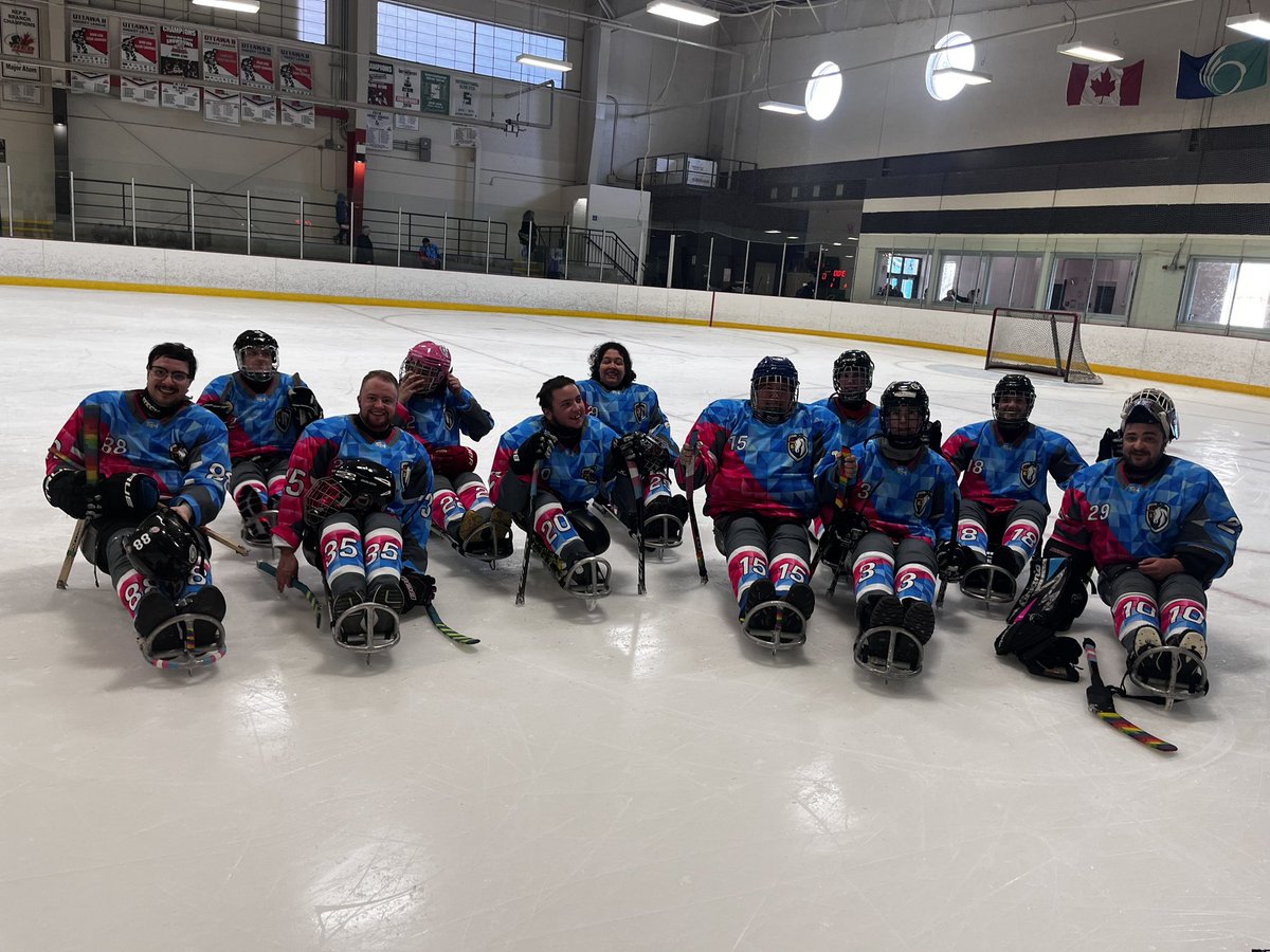 @teamtranshockey what a great sledge hockey game! #sledgehockey #inclusion #RepresentationMatters