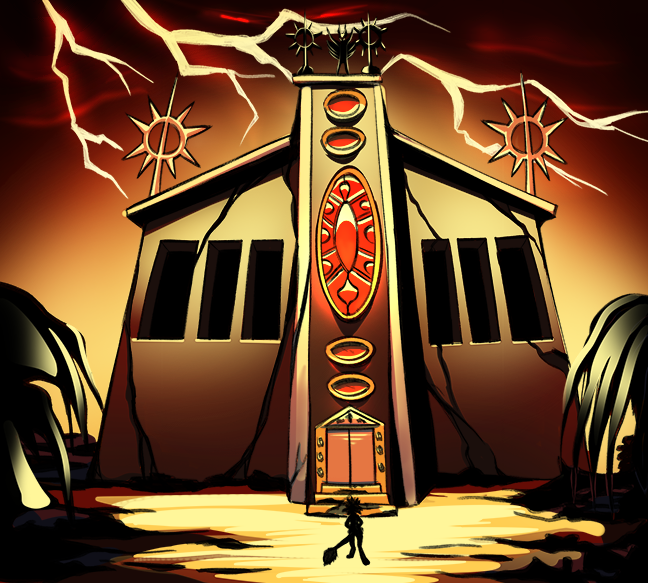PinkwaveComics's tweet photo. Some buildings have an "aura." This building has a warning message! 

https://t.co/rhxvzmVXrU https://t.co/Ngyh2C14vN