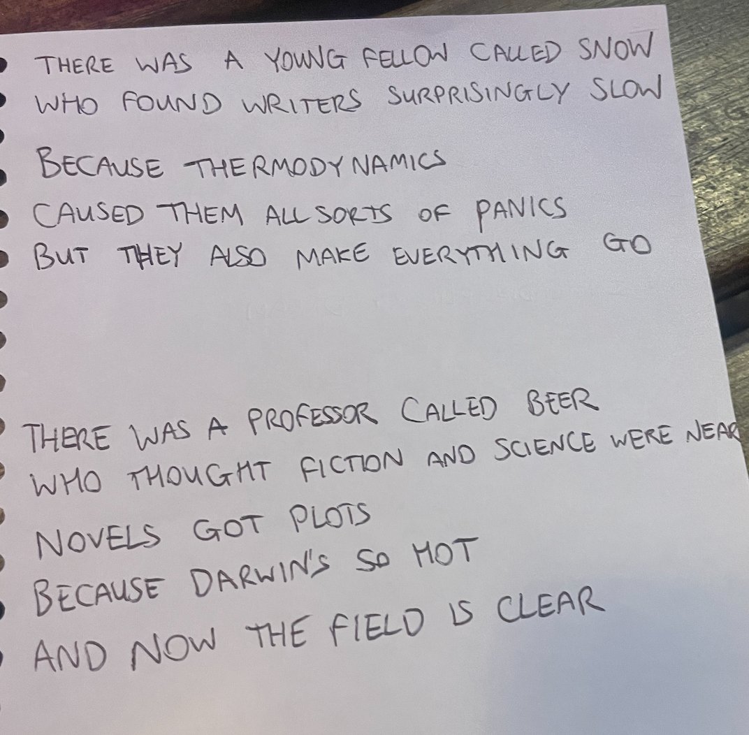 End of #BSLS2023 which is sad but looking forward to '24! It was fab fun thanks to <a href="/Emilyalder/">Dr Emily Alder</a> for amazing organisation! So long and thanks for the Limericks!!!!