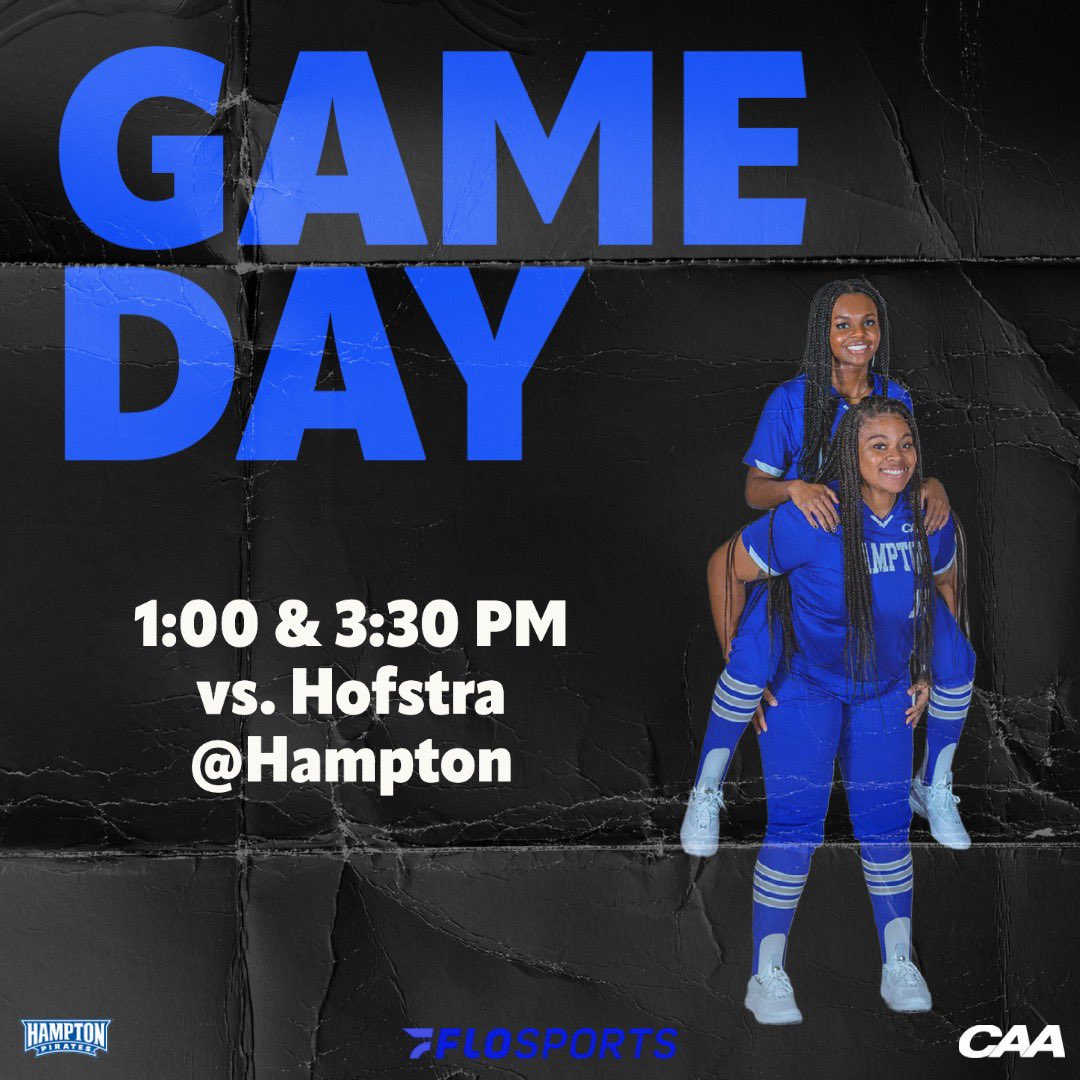 𝐆 𝐀 𝐌 𝐄  𝐃 𝐀 𝐘 ‼️

🆚: Hofstra
⏰: 1:00 PM &amp; 3:30 PM
📺: FloSports
📍: Hampton University

#TheRealHU #HamptonU