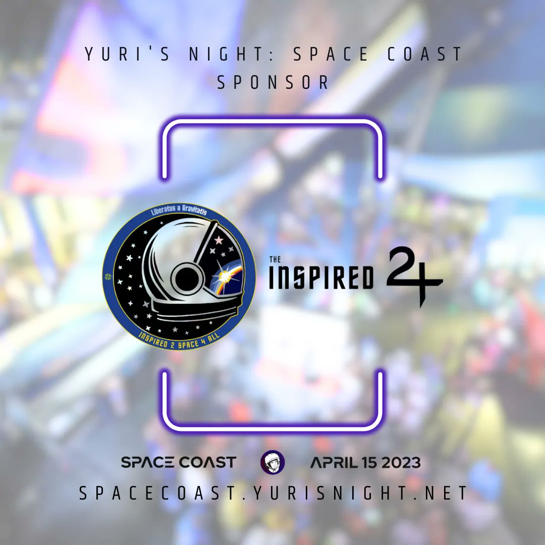 Yuri's Night Space Coast (@yurisnight_fl) on Twitter photo Inspired by the mission and launch of Inspiration4 in 2021, 24 contestants came together to create <a href="/theinspired24/">The Inspired 24</a>. An inclusive growing group of like-minded, space positive, people working together to promote the democratization of space.
Tickets: buff.ly/3L27Oiu Inspired by the mission and launch of Inspiration4 in 2021, 24 contestants came together to create <a href="/theinspired24/">The Inspired 24</a>. An inclusive growing group of like-minded, space positive, people working together to promote the democratization of space.
Tickets: buff.ly/3L27Oiu