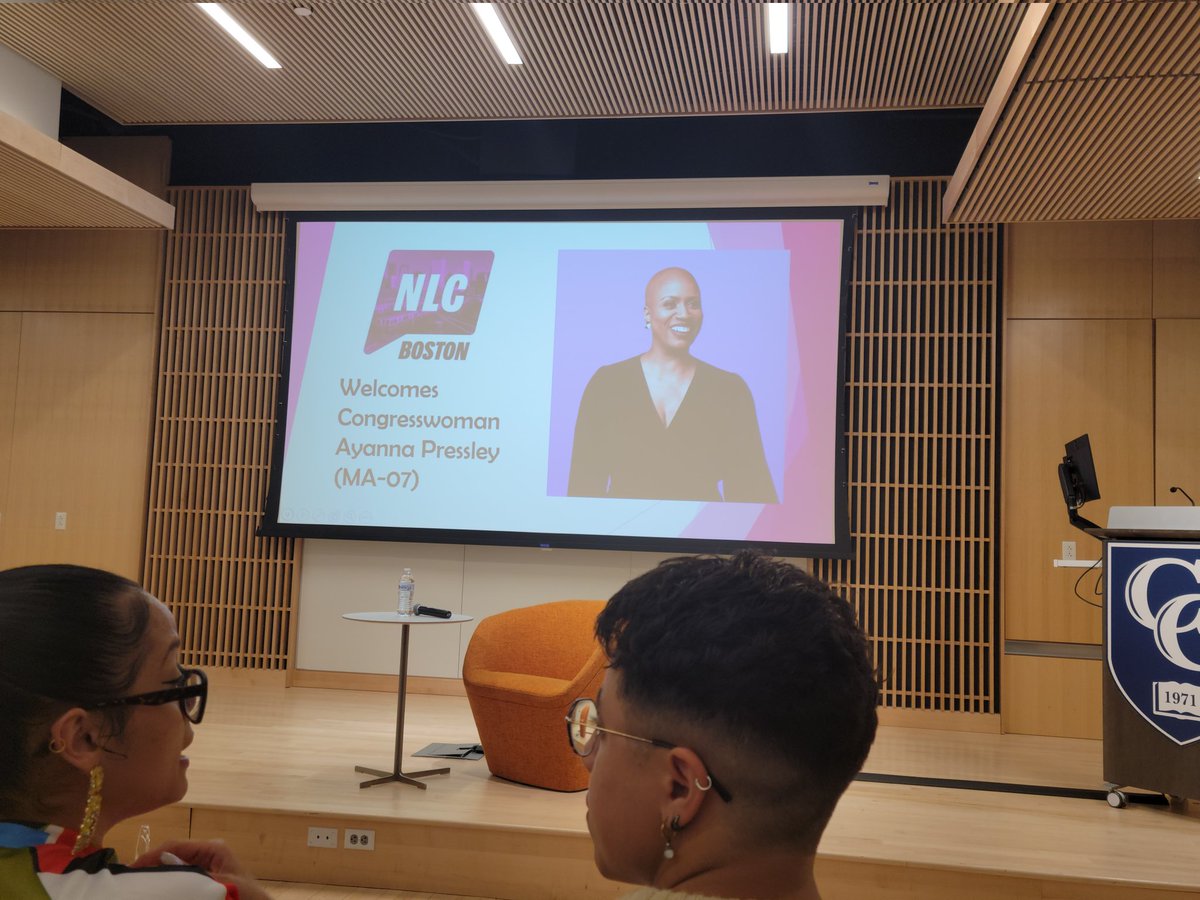 Good morning, #bospoli! Spending my day at <a href="/NLC_Boston/">NLC Boston</a> Institute weekend, waiting for a fireside chat with <a href="/RepPressley/">Congresswoman Ayanna Pressley</a>!