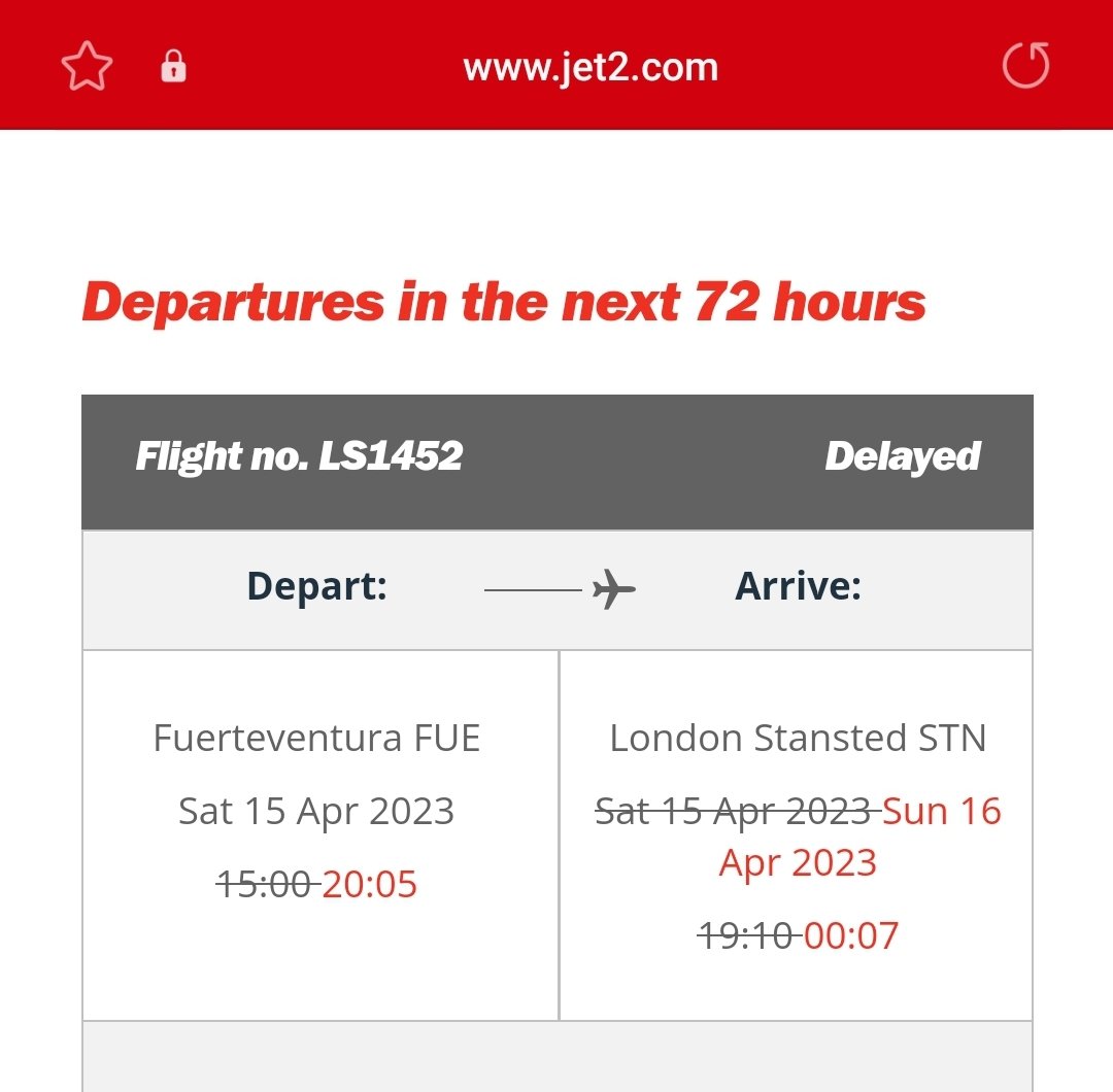 Stuwiggs's tweet photo. @jet2tweets What's happening with this flight?? We were told its departure was 17.40, all sat in departure lounge with no information at all! https://t.co/bx6TpwW90r