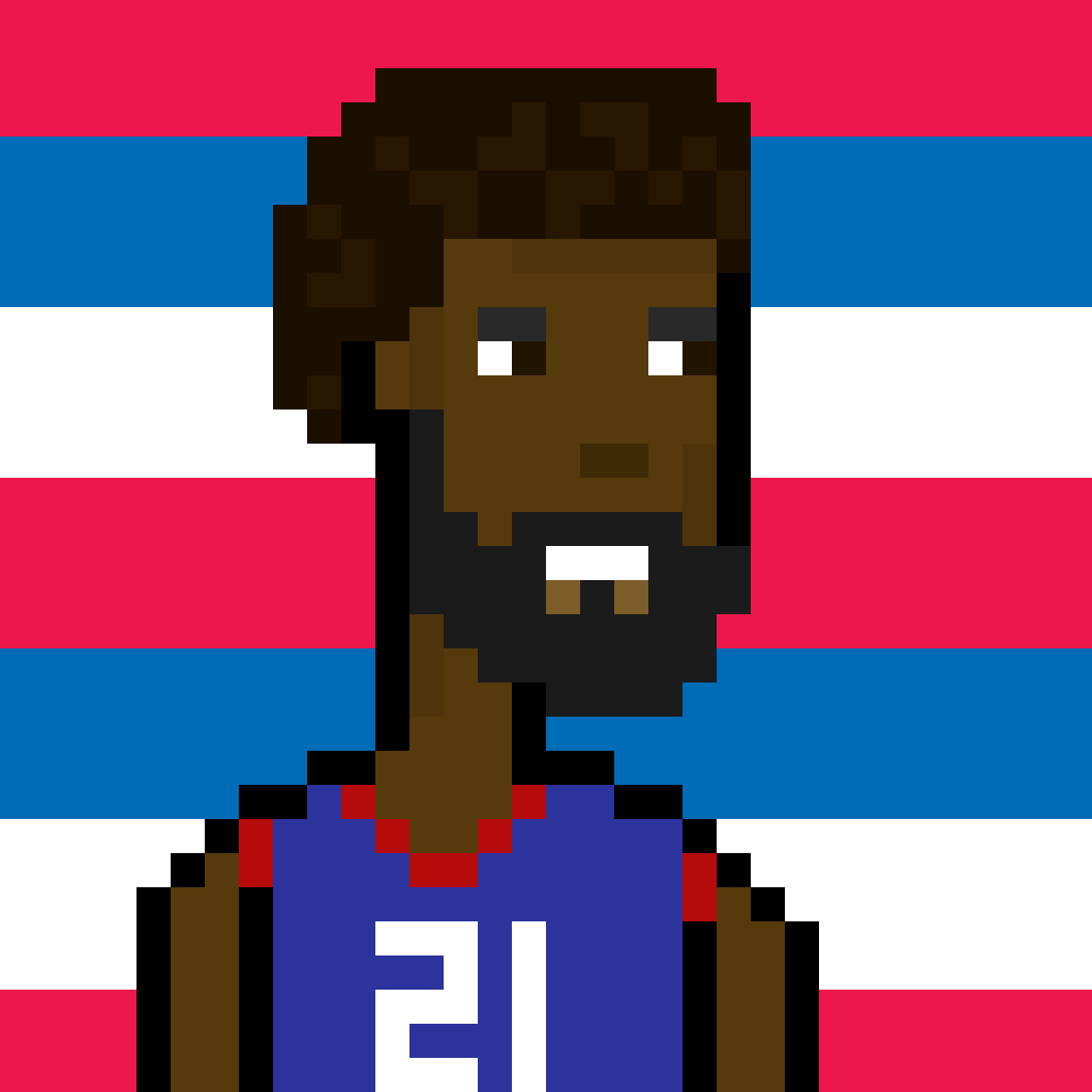 bballpunks's tweet photo. Embiid🔥

If you like my bballpunks consider picking one to support the collection: https://t.co/rgZAbKpAYU #NFT 

#nftart #Rarible #tezos #CleanNFT #NBA #NBA2K23 #NBATopShotThis #NBATwitter #SorareNBA #PLAYOFFMODE #NBAPlayoffs https://t.co/EhX1XxHEed