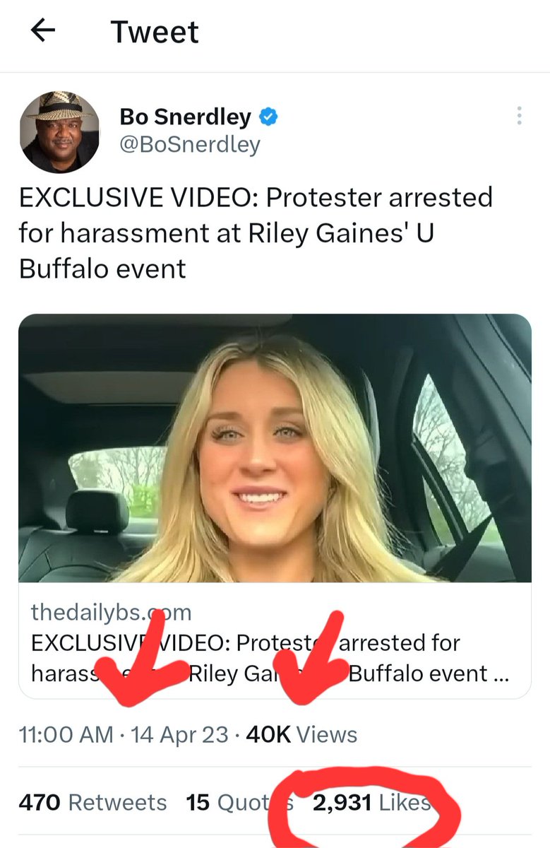 HunterSprinkle1's tweet photo. @VP @NationalAction Just for reference and a good laugh, @BoSnerdley posted this tweet 9 minutes B4 the Vice President of the United States, has 423k less views than her tweet, but he has more likes. A whopping 119 people per hour decided to extend their finger and hit a clear heart. #VeryPopular https://t.co/vNJ26Zzj9S