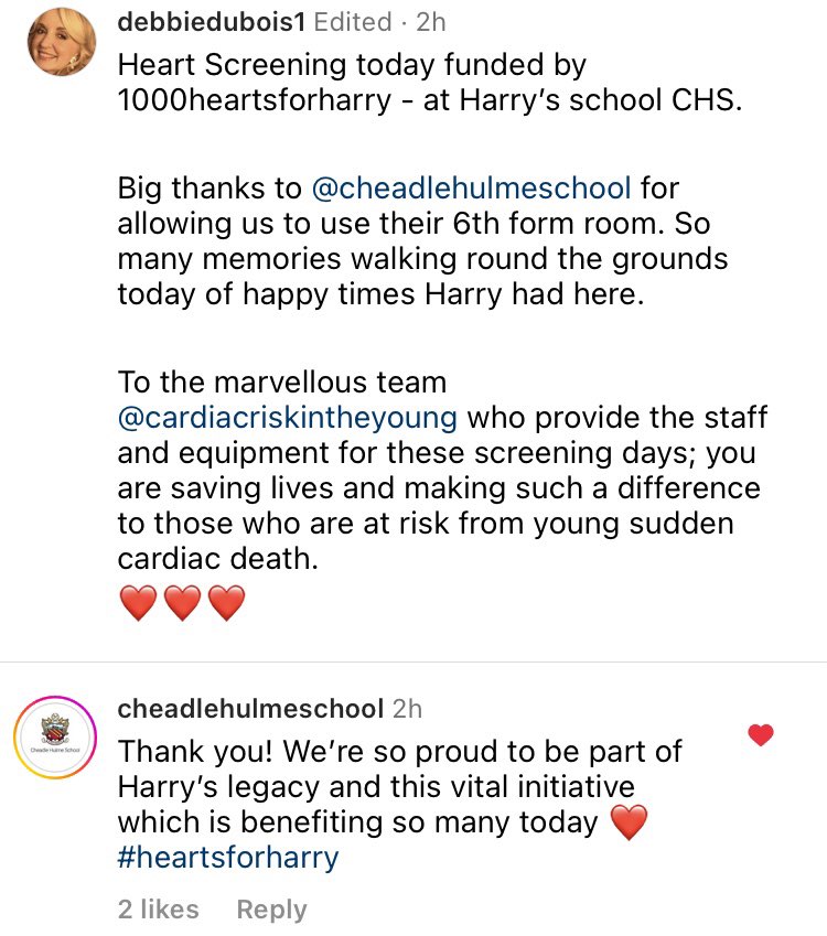 debbied47's tweet photo. Great Screening Day (1 of 2) funded by 1000heartsforharry with staff and resources provided by @CRY_UK 
Huge thanks to Harry’s school for allowing us to use the 6th form space today.@CheadleHulmeSch https://t.co/GxQtkIjYQI