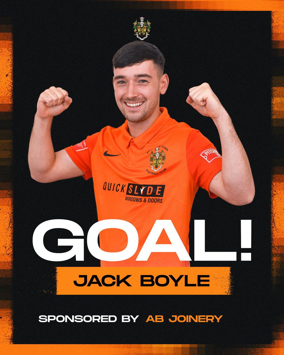 brighousetownfc's tweet photo. 16’ Jamie Hassall assist… Boyley composes himself well and smashes home at the near post through the keepers legs. @brighousetownfc 1-0 @ConsettAFC https://t.co/h41RjUMRAX
