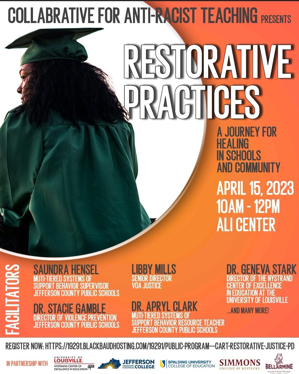 We're learning and growing together about Restorative Practices. We are CART--Collaborative for Anti-Racist Teaching. <a href="/AliCenter/">Muhammad Ali Center</a>