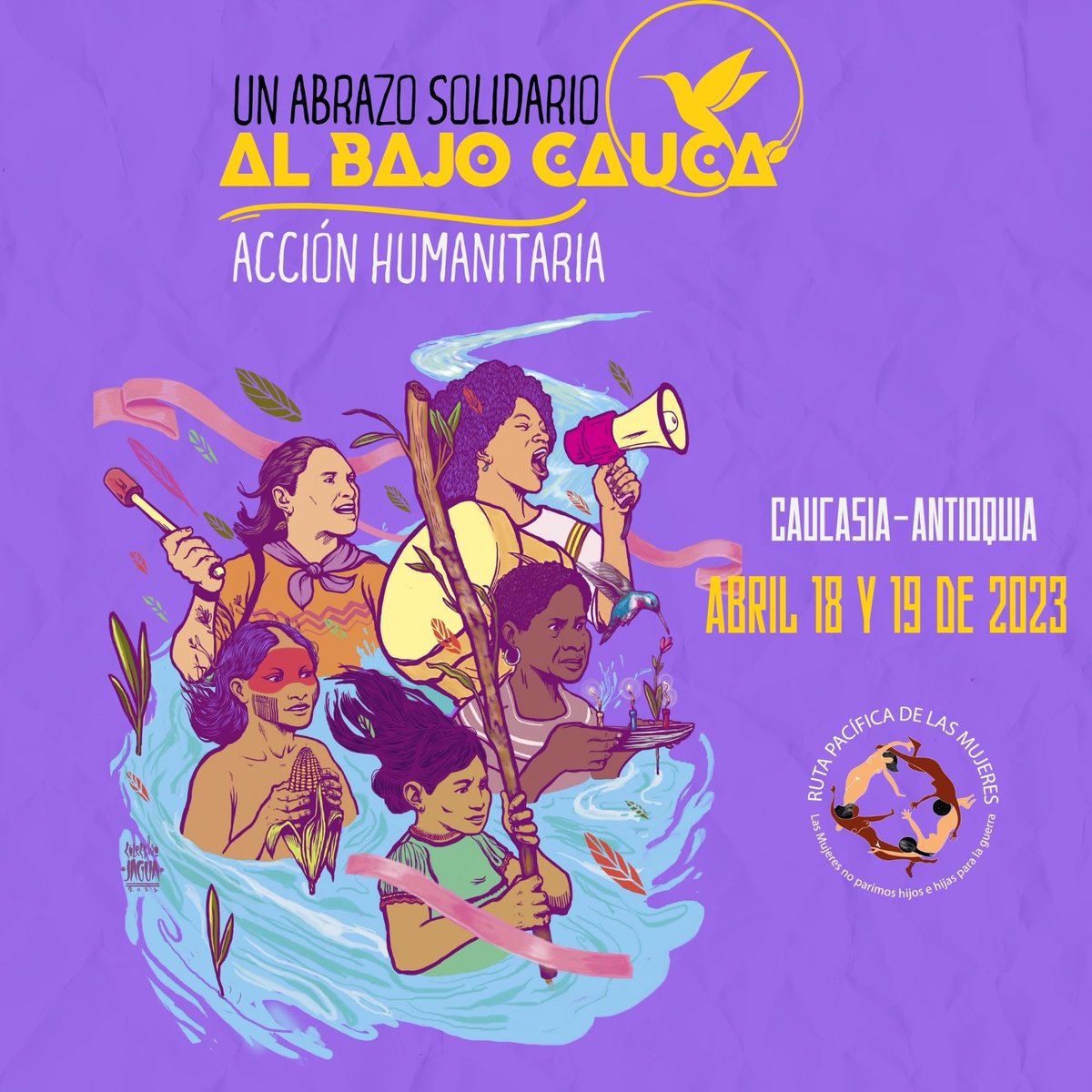 ✊🏾Volvemos al Bajo Cauca con la fuerza del sol y del rio, somos movimiento, compañía y fuerza creativa
•Acción Humanitaria• 
El paro ha terminado, sin embargo, sabemos de las afectaciones que continúan de manera específica para las mujeres y las y los niños.
#AcciónHumanitaria